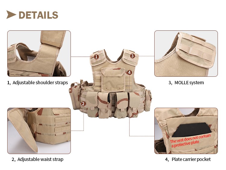Yakeda Combat Molle Plate Carriers
