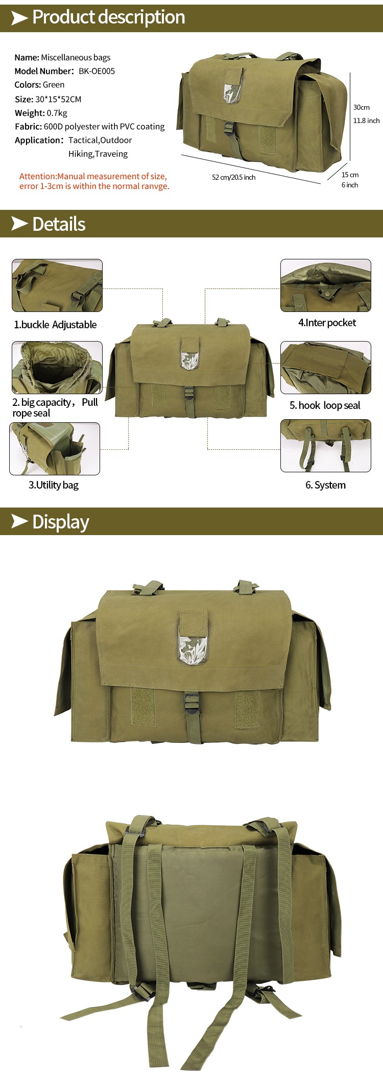 YAKEDA Gear camouflage