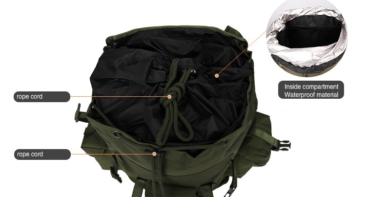 Yakeda outdoor waterproof rucksack