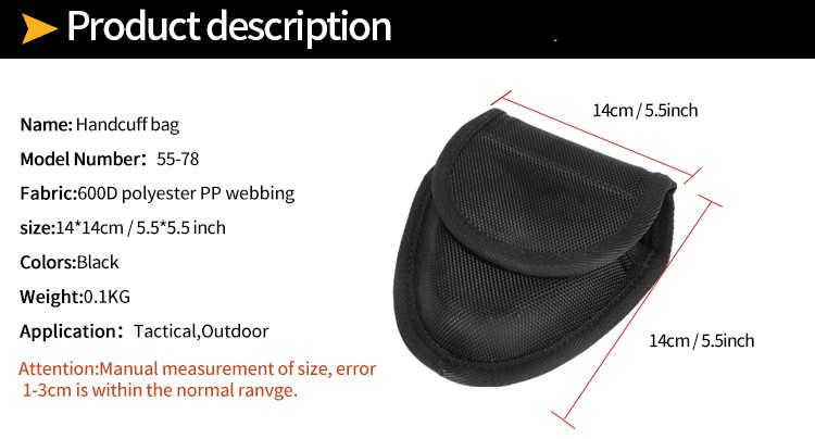 Yakeda Hardwear Hardness Handcuff pouches