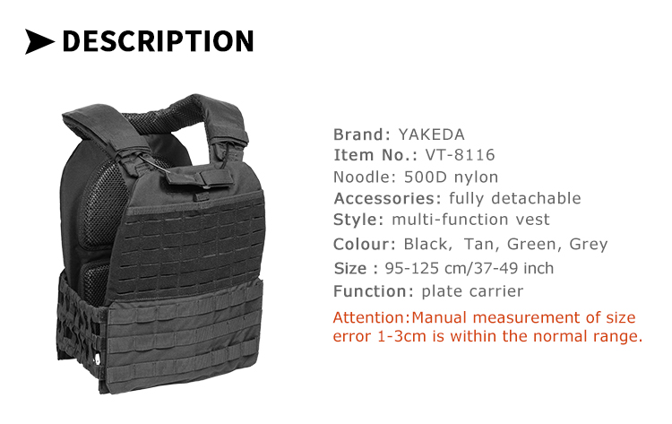 YAKEDA Swat Comabt Vest