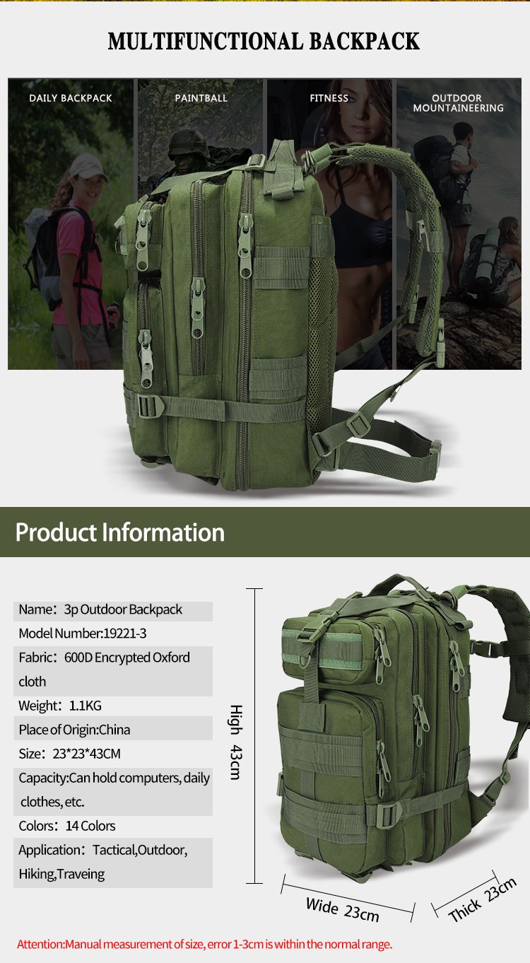 Tactical Bag Outdoor Survival bag
