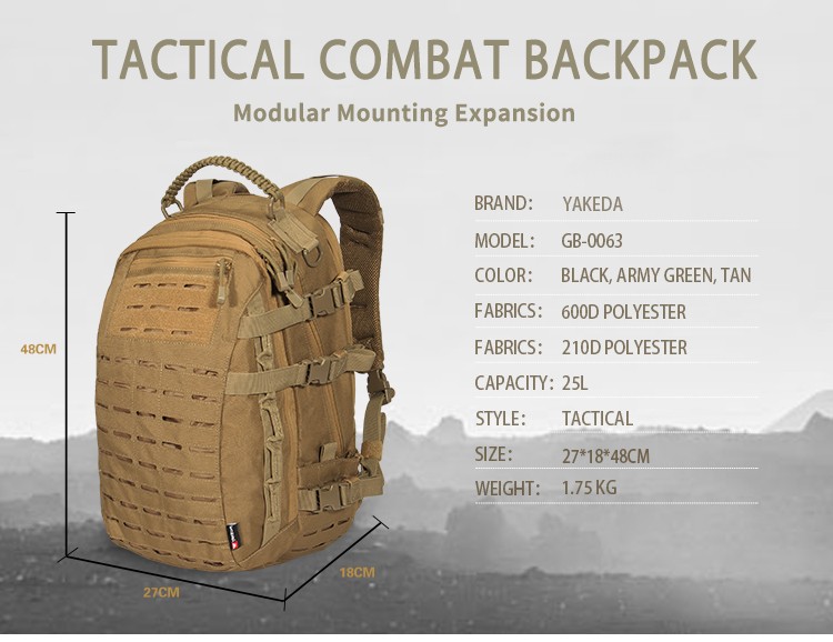 Classic Tactical backpack detail