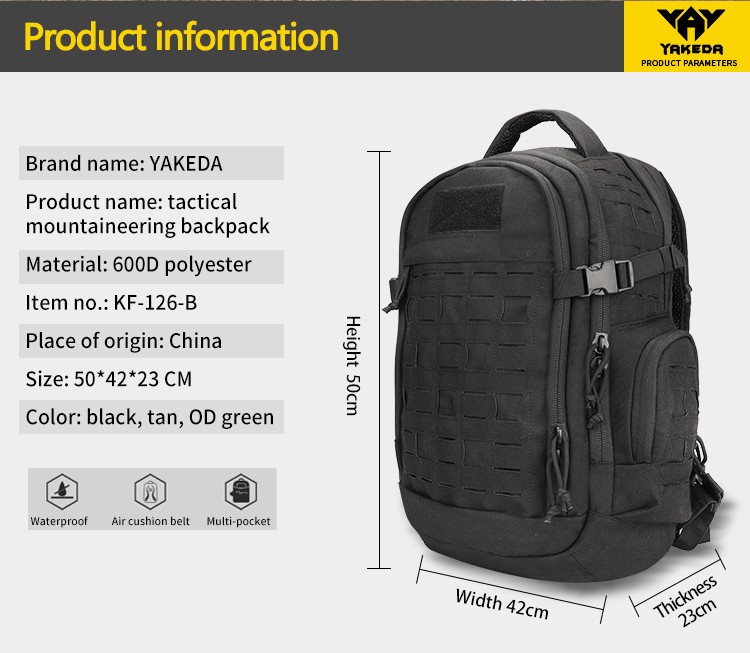 tactical military customized bags