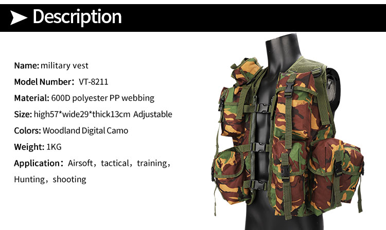 Yakeda Camo Vests