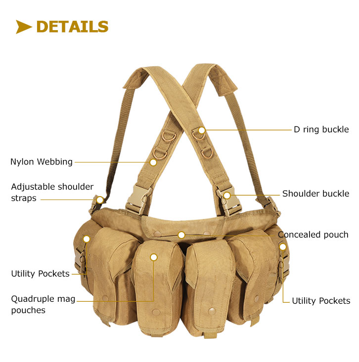 Yakeda Adjustable Chest Rigs