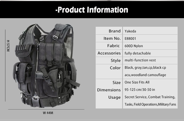 Yakeda Airsoft Tactical Vests
