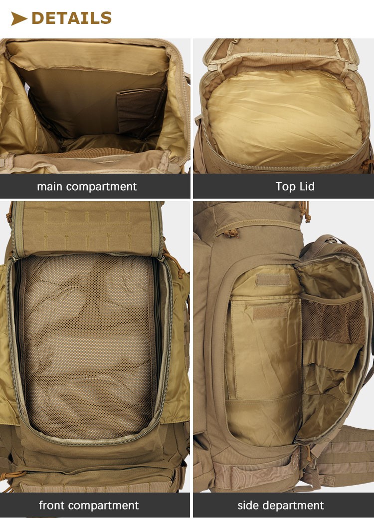 Army backpack for training