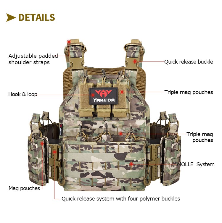 Yakeda Outdoor Plate Carrier
