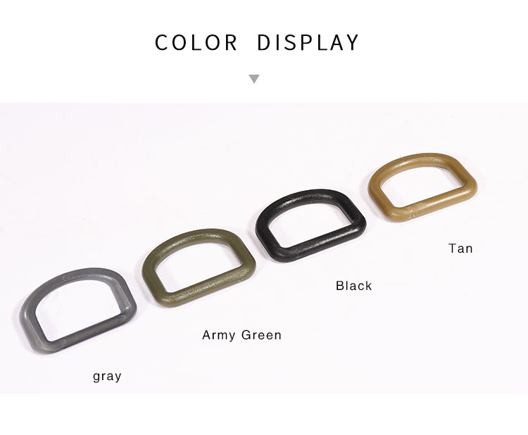 heavy-duty d rings buckle