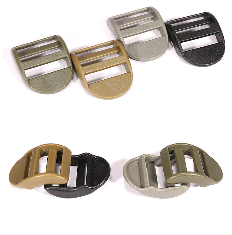 Tan buckle loop