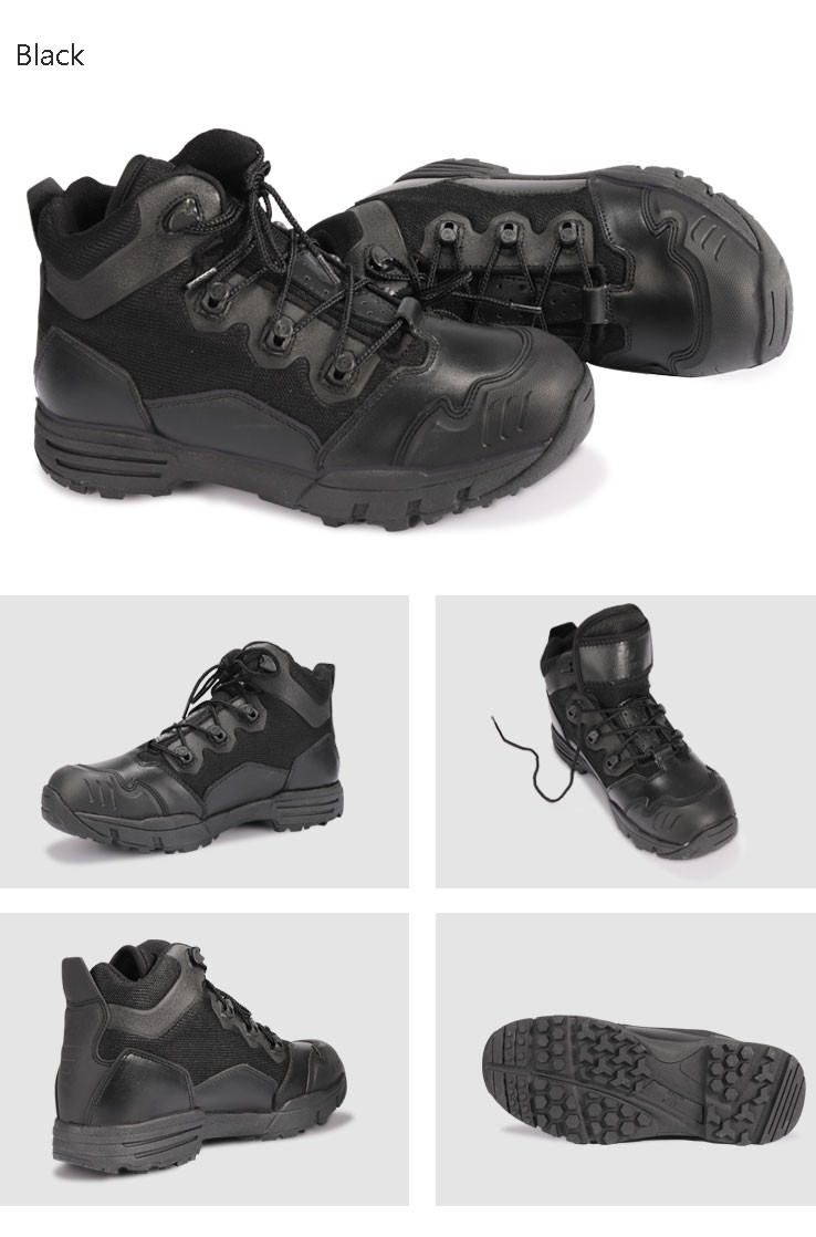 Yakeda Leather Military Combat Shoes