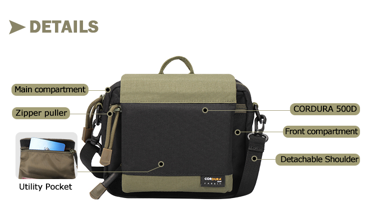 custom logo sling bags