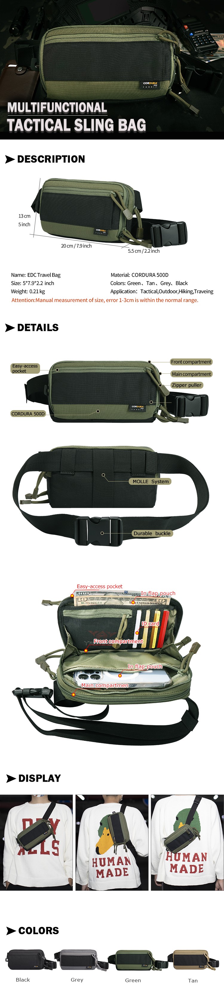 customized style cordura bags