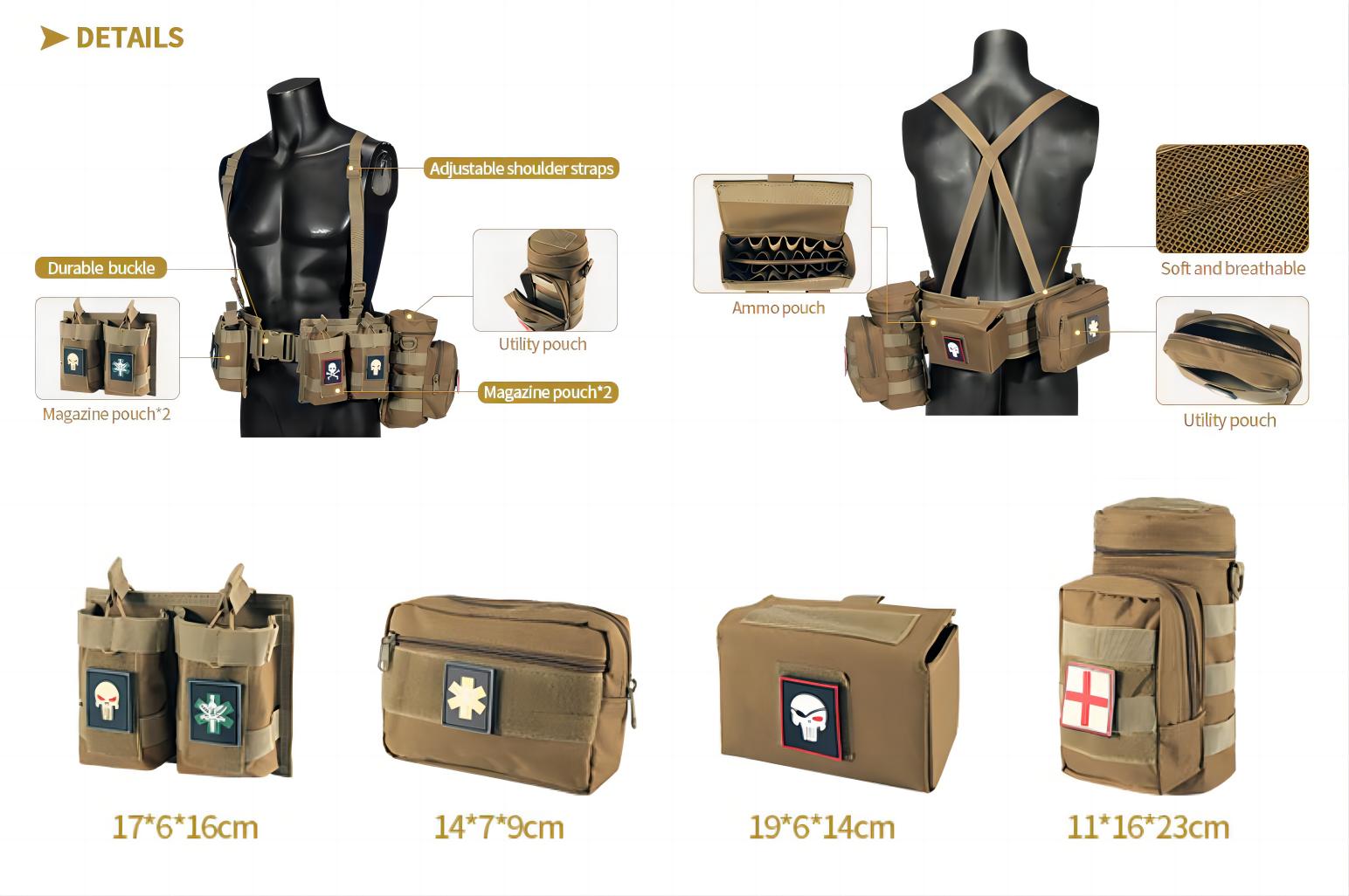 yakeda tactical vest