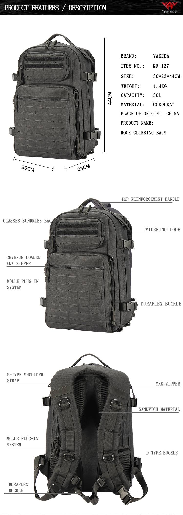 Bulk Pricing waterproof backpacks