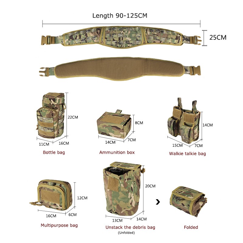Soft Padded Tactical Belt