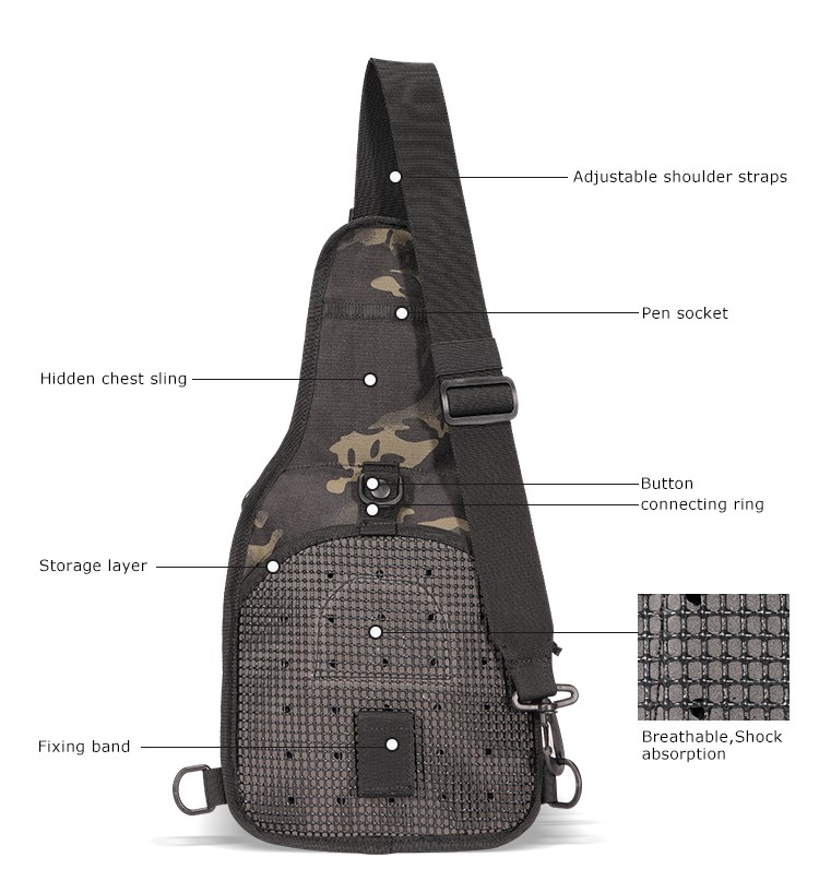 waterproof hiking chest waist bags