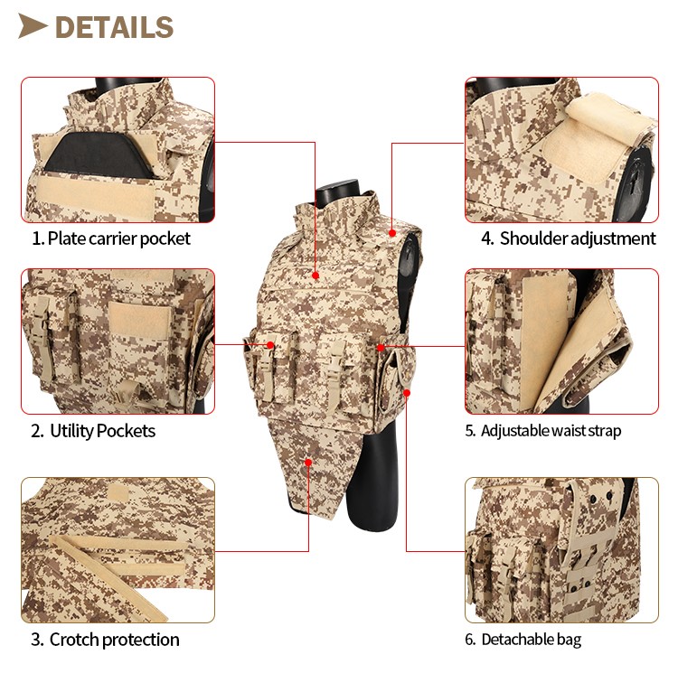 Yakeda Ballsitic Combat Tactical Vests