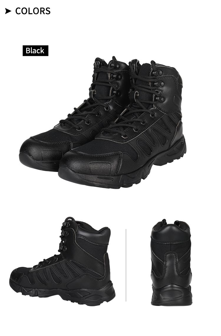 Yakeda Balck Outdoor Tactical Shoes