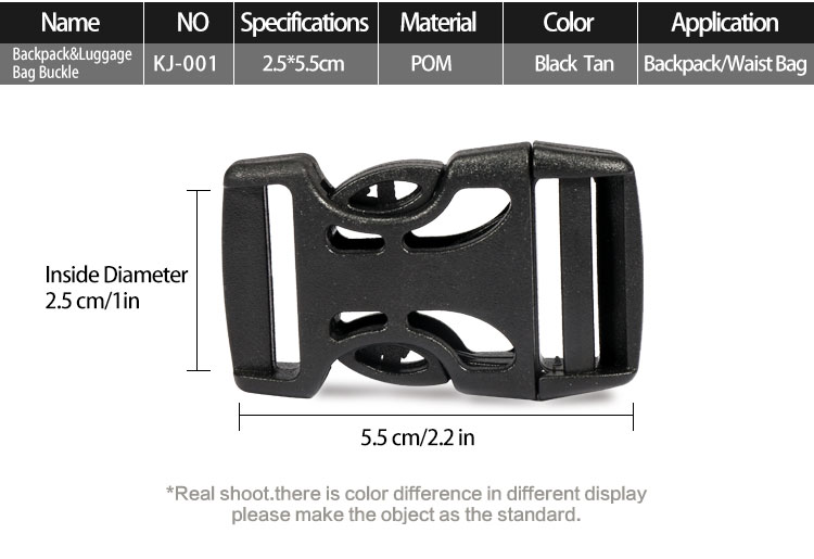 plasitc buckle for backpack