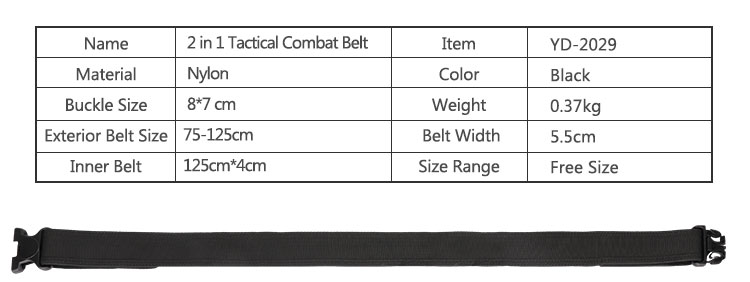 tactical belt for holster