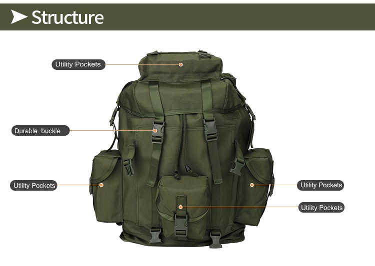 woodland digital camping bag