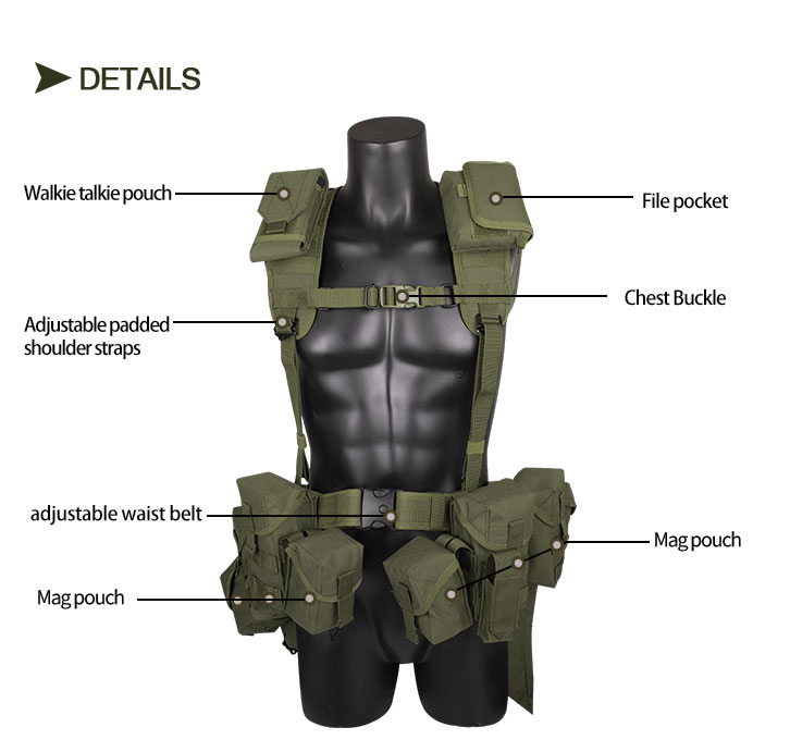 Detailed description of tactical chest rig