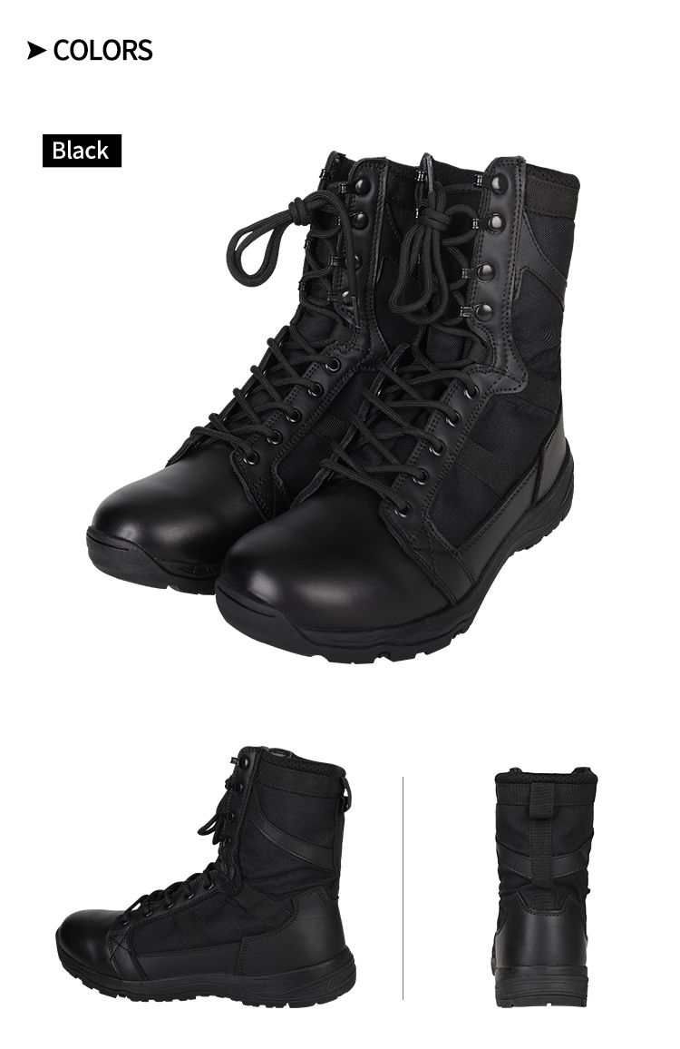 Black Tactical Boots
