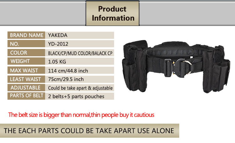 outdoor Set Duty Range Belt