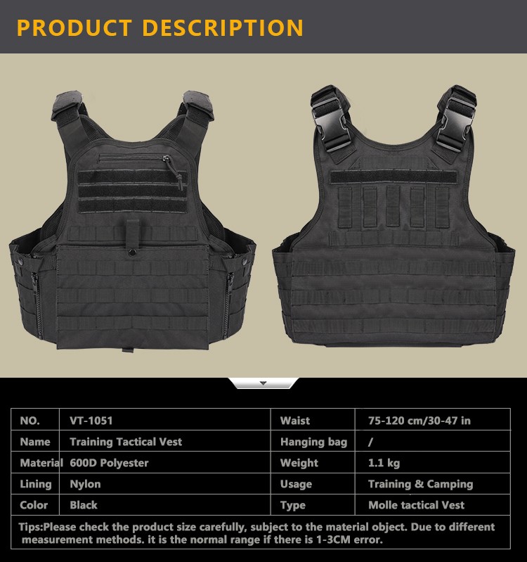 Yakeda Molle Tactical Vest