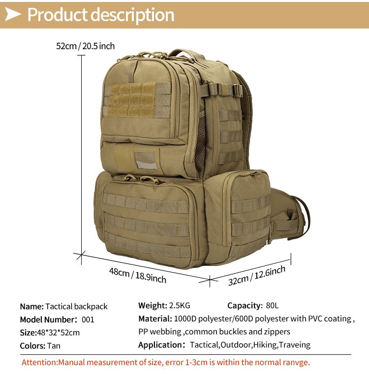 Waterproof Trekking ODM bags