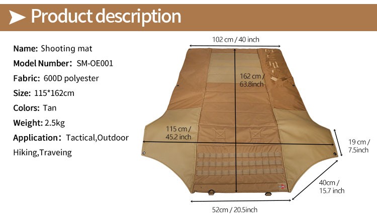 Yakeda Shooting Hunting Mat