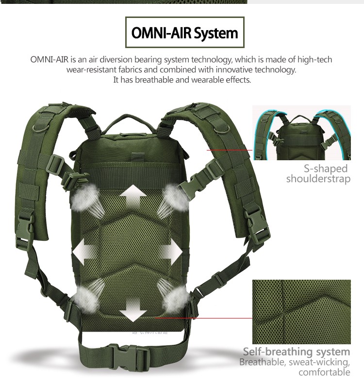 hiking Rucksack Molle Military Tactical backpack