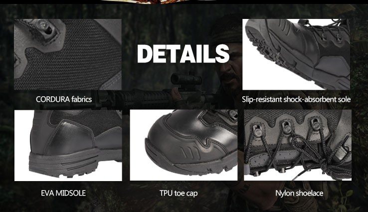 Yakeda Outdoor Hiking Tactical Boots