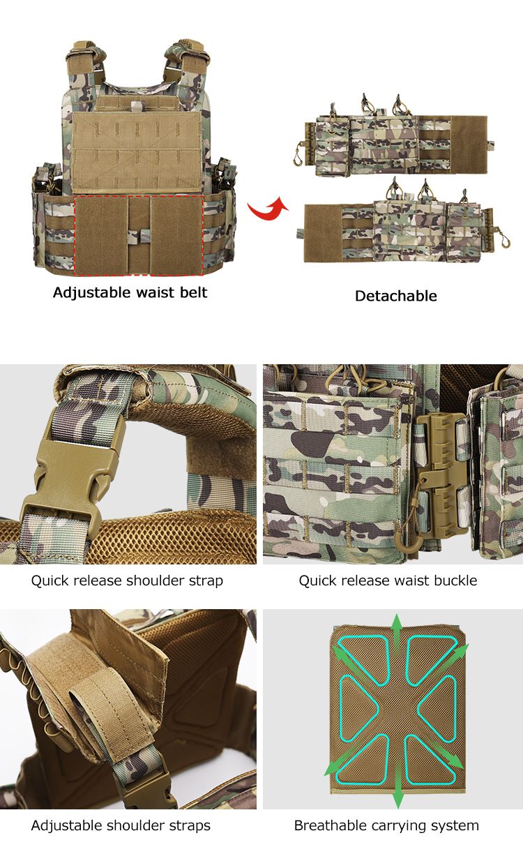 Quick release vest