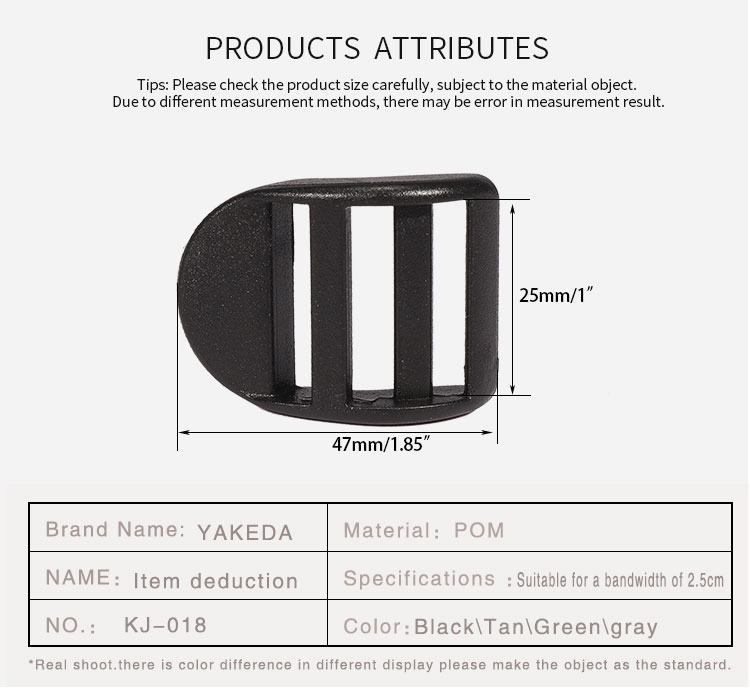factory price POM buckle