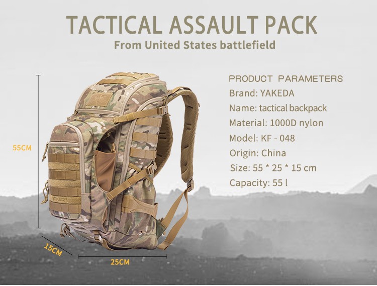 Multicam camouflage tactical bags
