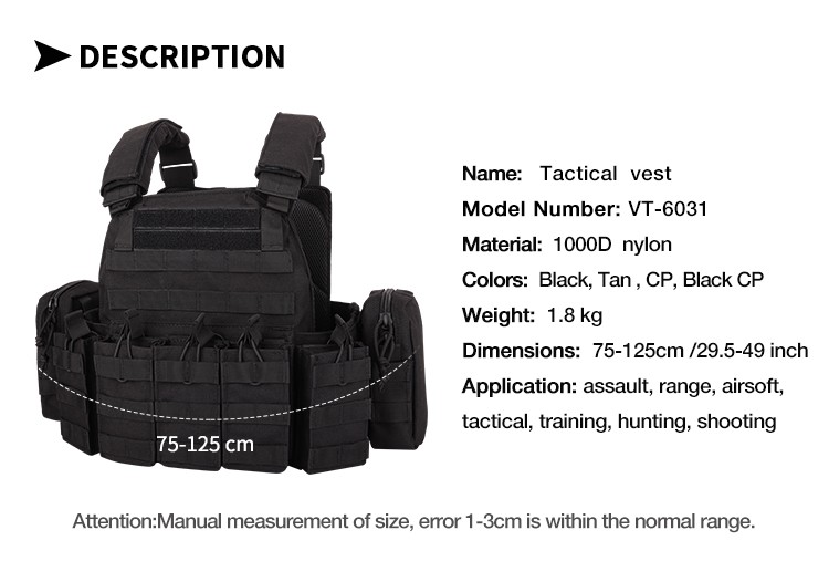 Yakeda Tactical Army Vests