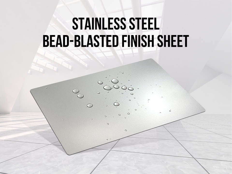 Sandblasted Stainless Steel Finish Sandblasted Stainless Steel Finish