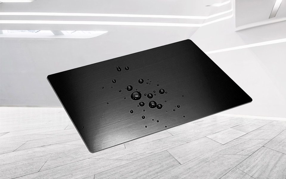 Black Stainless Steel Hairline Finish Black Stainless Steel Hairline Finish