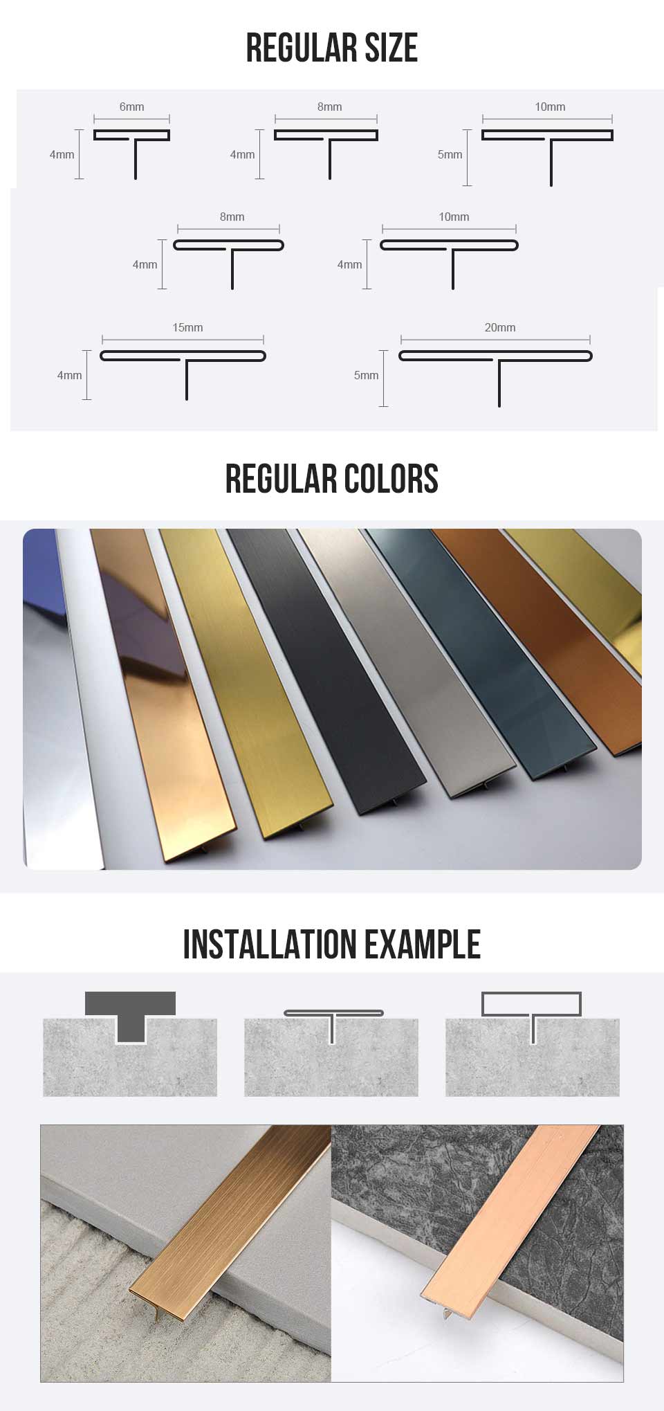 Tile T Trim Tile T Trim