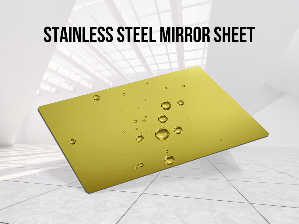 Gold Mirror Stainless Steel Sheet