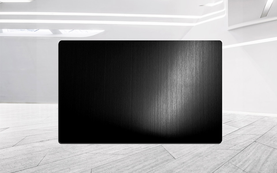 Brushed Black Stainless Steel Brushed Black Stainless Steel