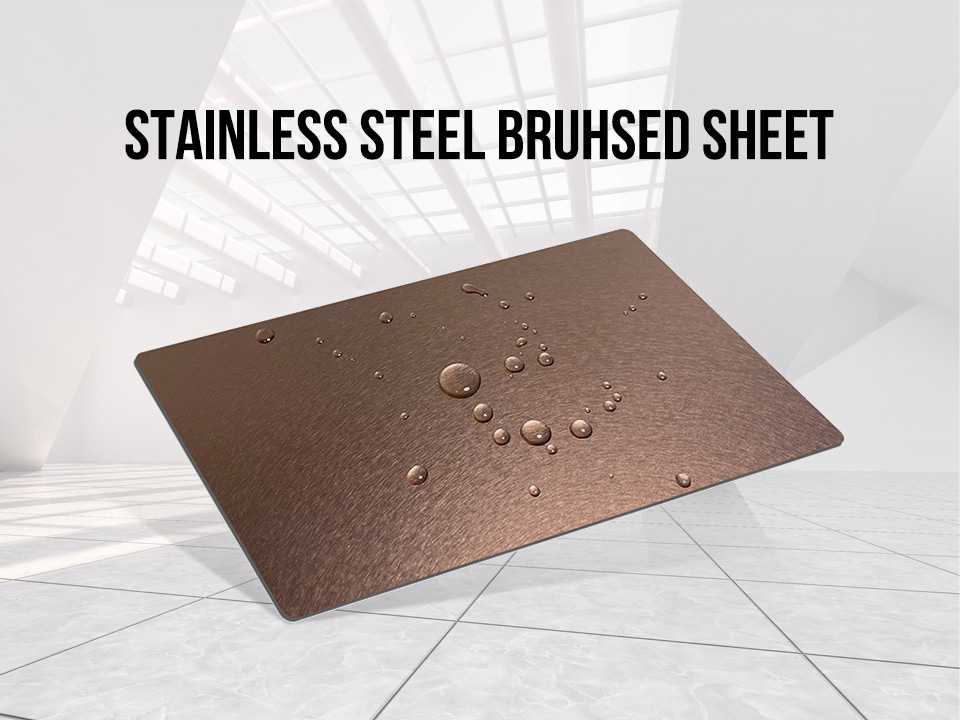 Bronze Finish Stainless Steel Sheet