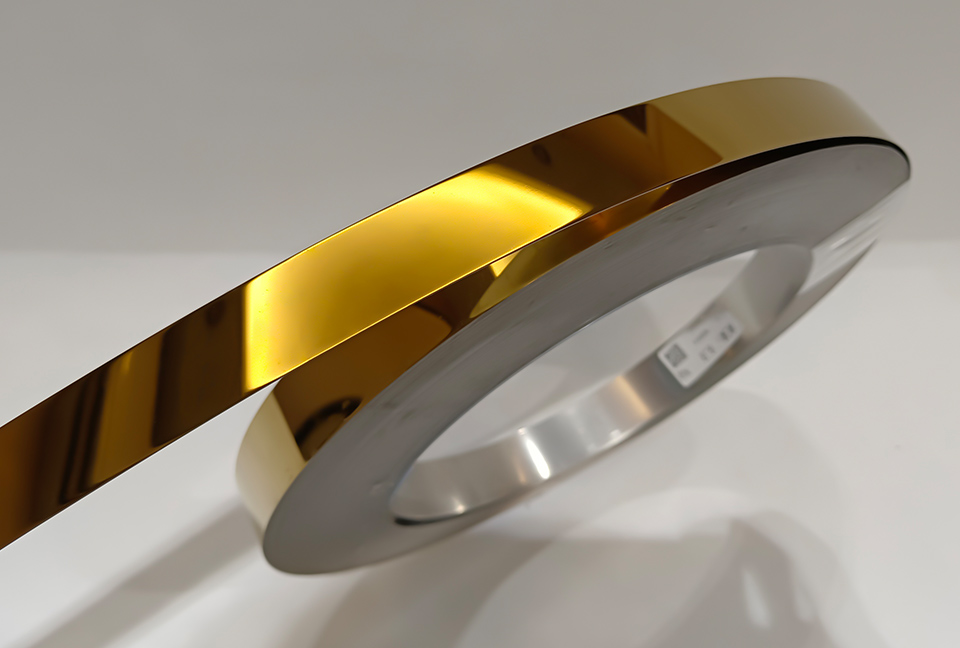 Mirror Gold Stainless Steel strip coil Mirror Gold Stainless Steel strip coil