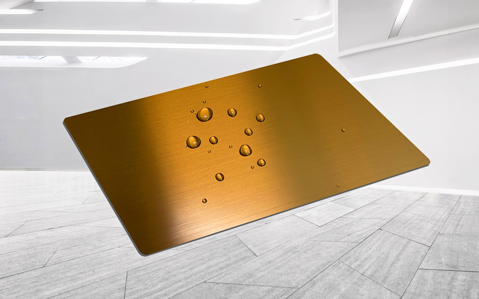 Brass Hairline Finish Brass Hairline Finish