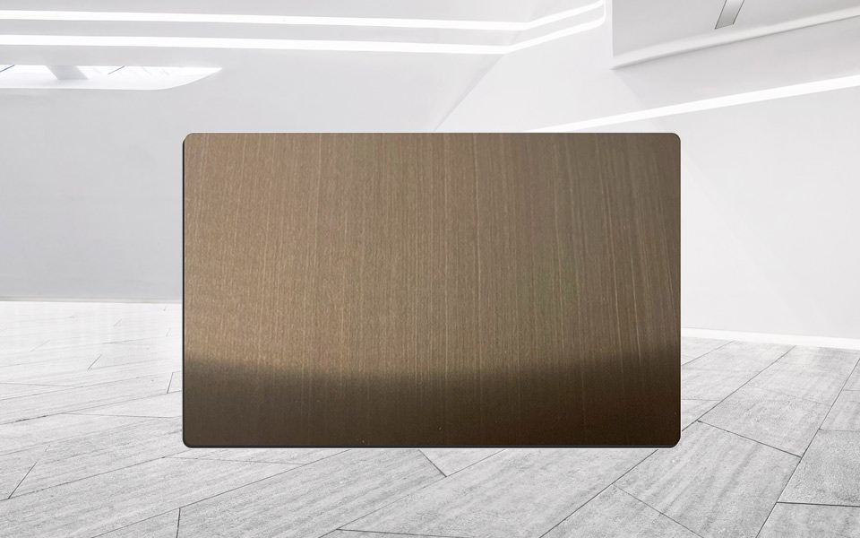 304 hairline bronze finish stainless steel 304 bronze hairline finish stainless steel sheet