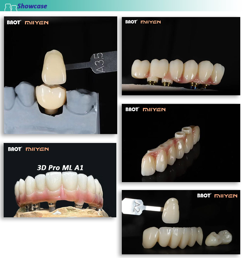 Dental Lab Material Zirconia Block showcase Dental Lab Material Zirconia Block showcase