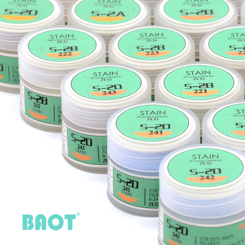 Stain Dental Porcelain Zirconia Ceramic Powder ZCG Stain Dental Porcelain Zirconia Ceramic Powder ZCG
